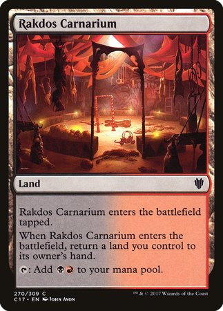 Rakdos Carnarium [Commander 2017] | Tacoma Games