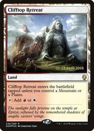 Clifftop Retreat [Dominaria Promos] | Tacoma Games