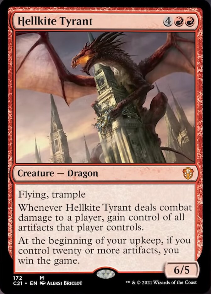 Hellkite Tyrant [Commander 2021] | Tacoma Games