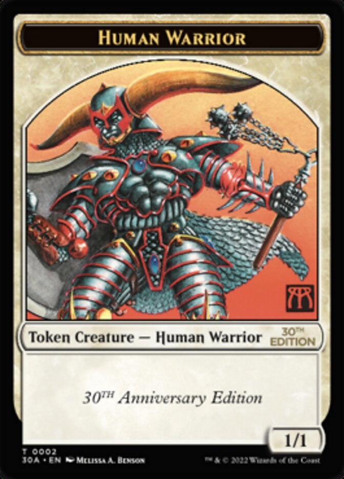 Human Warrior Token [30th Anniversary Tokens] | Tacoma Games