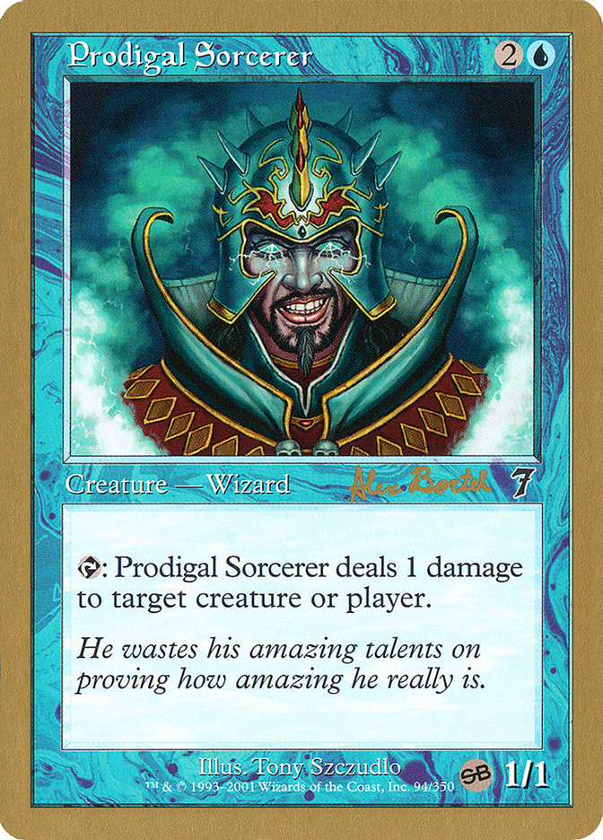 Prodigal Sorcerer (Alex Borteh) (SB) [World Championship Decks 2001] | Tacoma Games