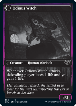 Ragged Recluse // Odious Witch [Innistrad: Double Feature] | Tacoma Games