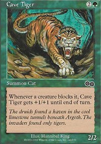 Cave Tiger [Urza's Saga] | Tacoma Games