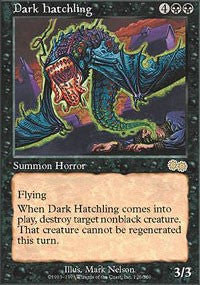 Dark Hatchling [Urza's Saga] | Tacoma Games