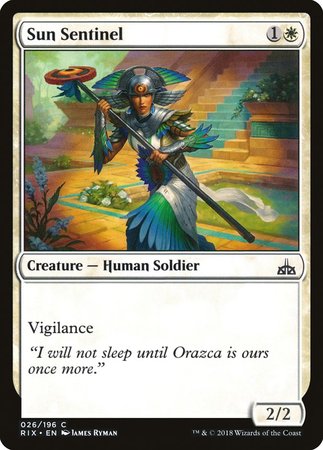 Sun Sentinel [Rivals of Ixalan] | Tacoma Games