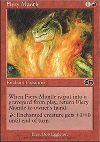 Fiery Mantle [Urza's Saga] | Tacoma Games