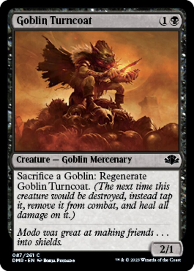 Goblin Turncoat [Dominaria Remastered] | Tacoma Games