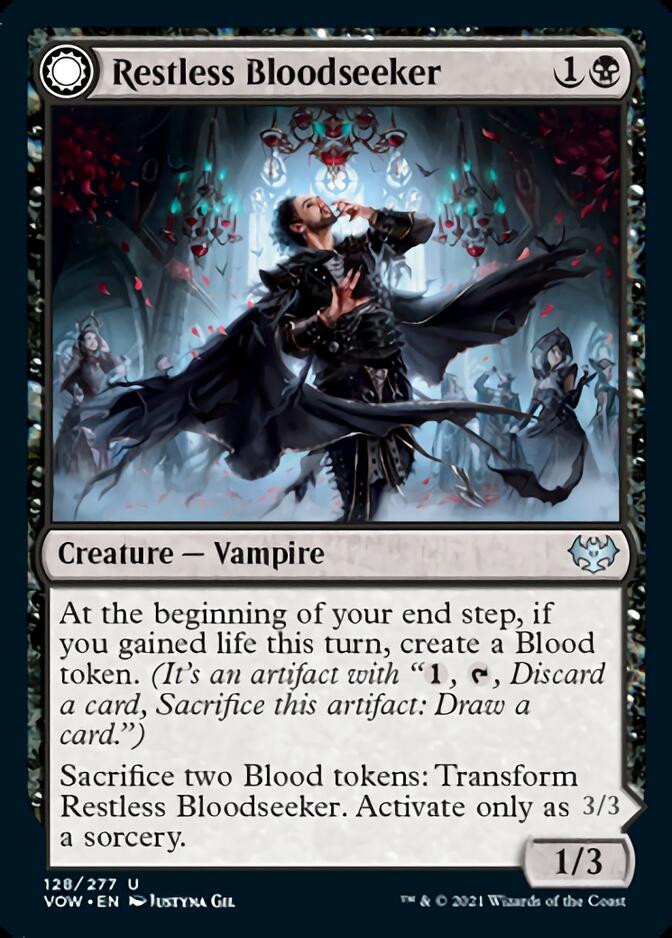 Restless Bloodseeker // Bloodsoaked Reveler [Innistrad: Crimson Vow] | Tacoma Games