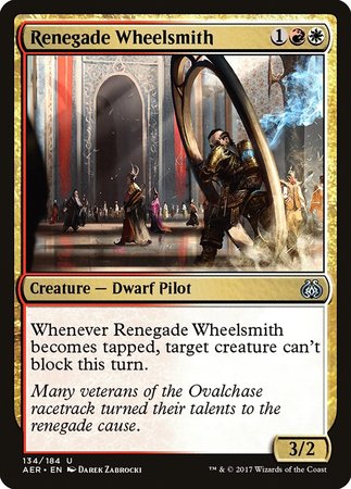 Renegade Wheelsmith [Aether Revolt] | Tacoma Games