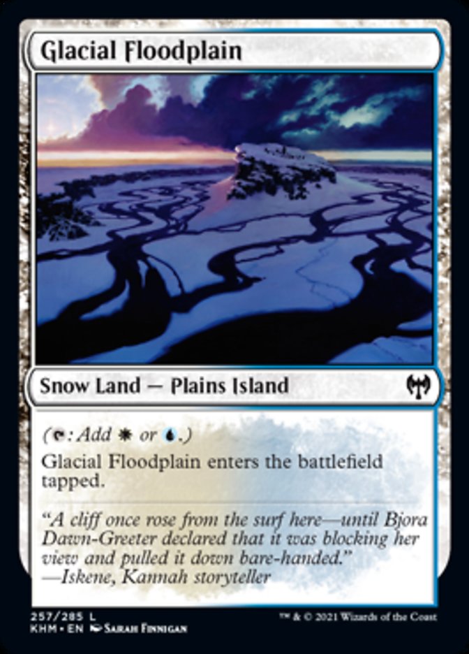 Glacial Floodplain [Kaldheim] | Tacoma Games