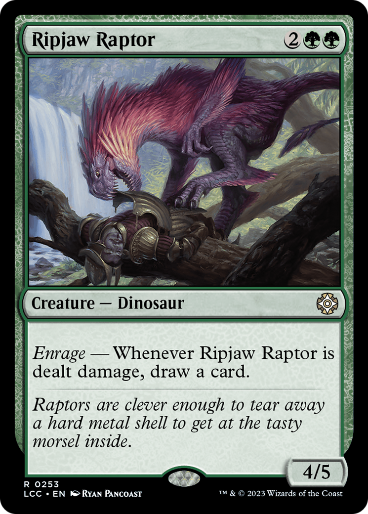 Ripjaw Raptor [The Lost Caverns of Ixalan Commander] | Tacoma Games