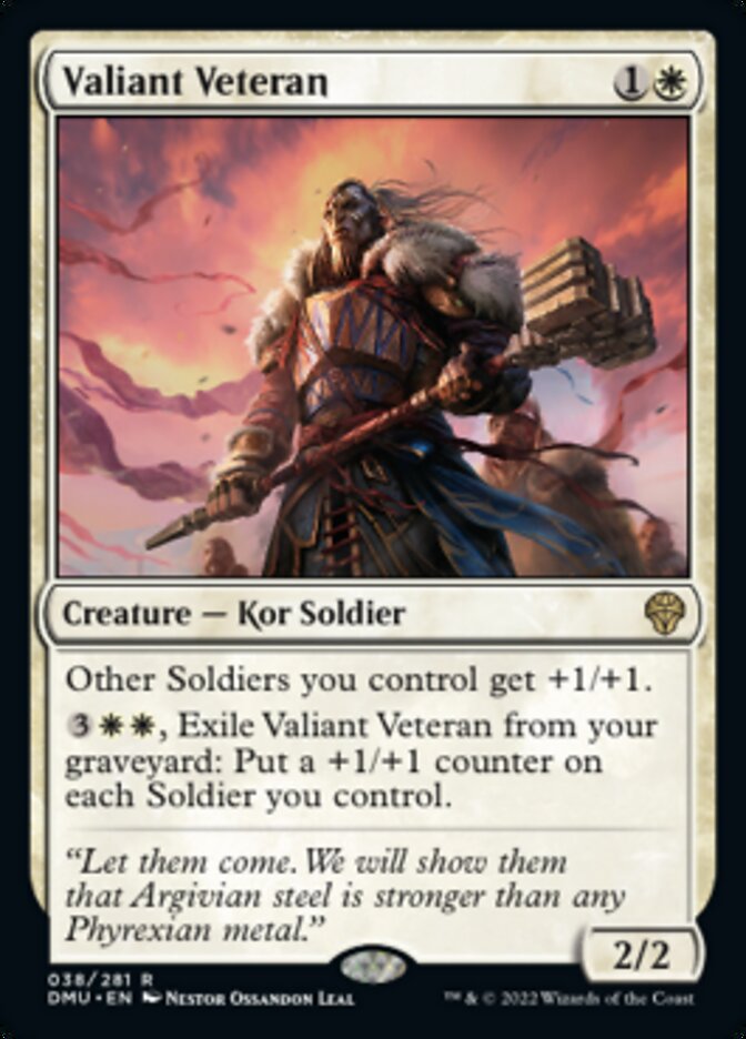 Valiant Veteran [Dominaria United] | Tacoma Games