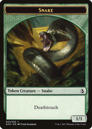 Snake Token [Amonkhet Tokens] | Tacoma Games