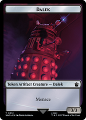 Dalek // Dinosaur Double-Sided Token [Doctor Who Tokens] | Tacoma Games