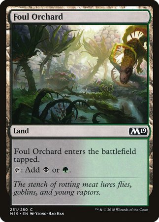 Foul Orchard [Core Set 2019] | Tacoma Games