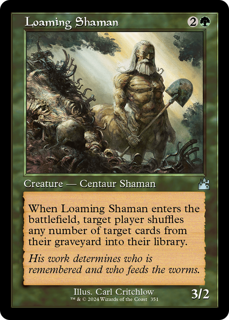 Loaming Shaman (Retro Frame) [Ravnica Remastered] | Tacoma Games