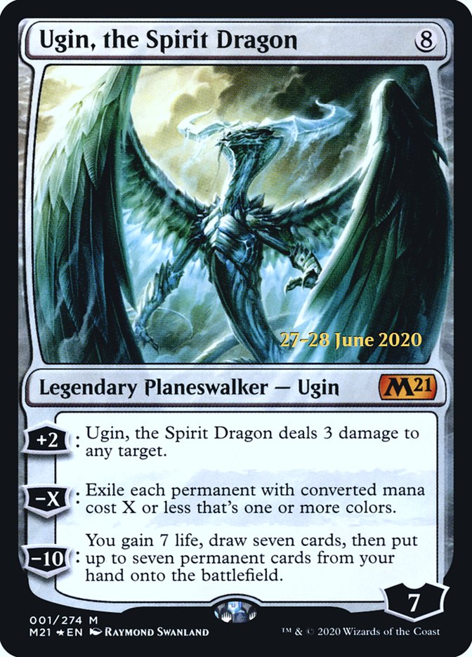 Ugin, the Spirit Dragon  [Core Set 2021 Prerelease Promos] | Tacoma Games