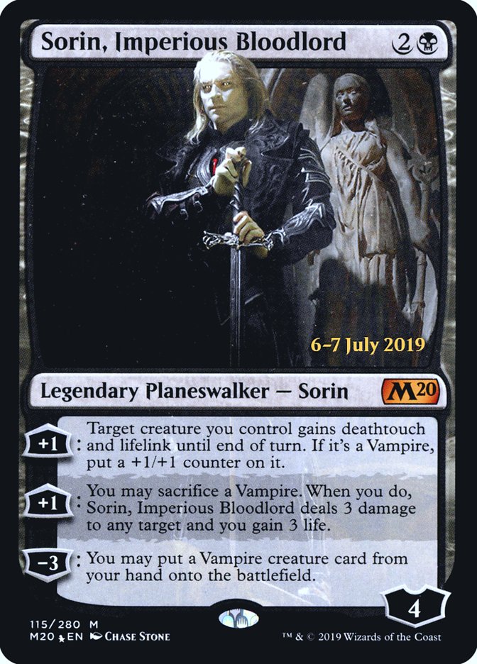 Sorin, Imperious Bloodlord  [Core Set 2020 Prerelease Promos] | Tacoma Games