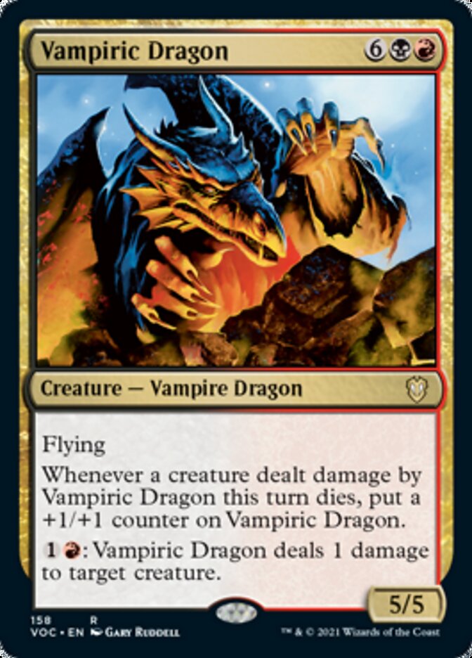 Vampiric Dragon [Innistrad: Crimson Vow Commander] | Tacoma Games