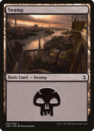 Swamp (263) [Amonkhet] | Tacoma Games