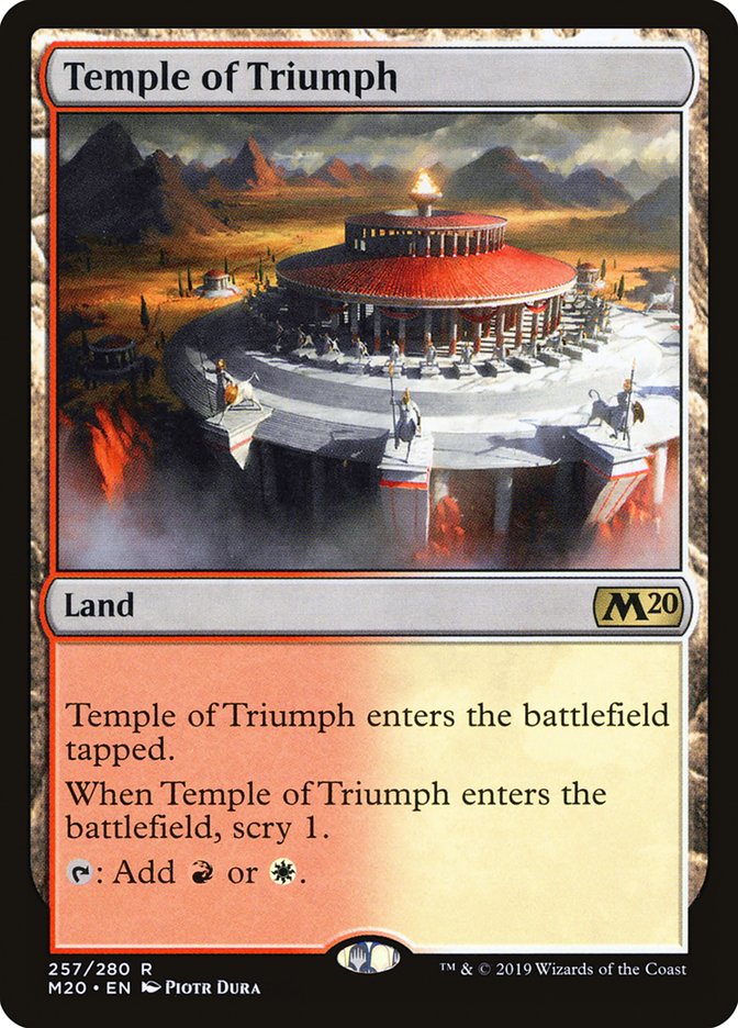 Temple of Triumph [Core Set 2020] | Tacoma Games