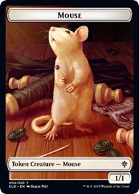 Mouse // Food (18) Double-sided Token [Throne of Eldraine Tokens] | Tacoma Games