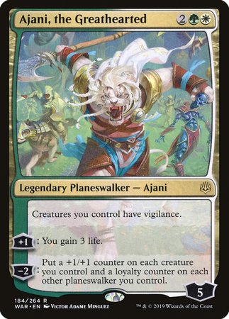 Ajani, the Greathearted [War of the Spark] | Tacoma Games