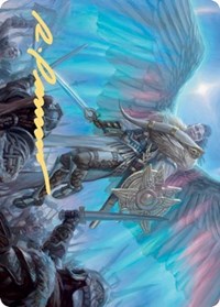 Resplendent Marshal Art Card (Gold-Stamped Signature) [Kaldheim: Art Series] | Tacoma Games
