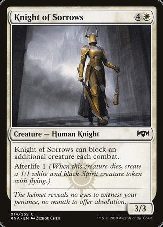 Knight of Sorrows [Ravnica Allegiance] | Tacoma Games