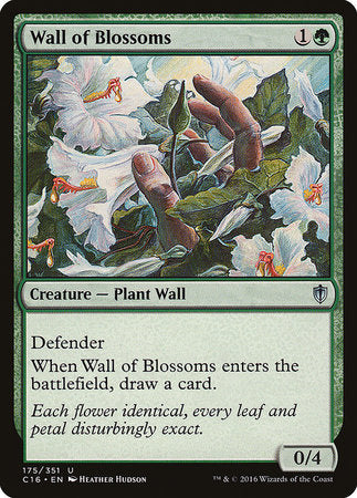 Wall of Blossoms [Commander 2016] | Tacoma Games