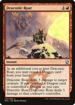 Draconic Roar [Dragons of Tarkir] | Tacoma Games