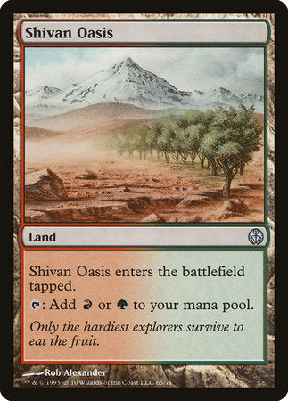 Shivan Oasis [Duel Decks: Phyrexia vs. the Coalition] | Tacoma Games