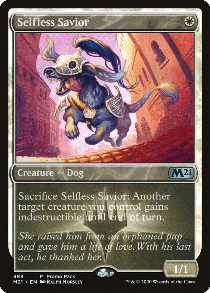 Selfless Savior (Promo Pack) [Core Set 2021 Promos] | Tacoma Games