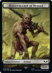 Spawn // Plaguebearer of Nurgle (Surge Foil) [Universes Beyond: Warhammer 40,000 Tokens] | Tacoma Games