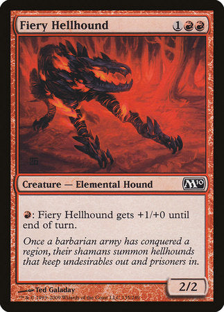 Fiery Hellhound [Magic 2010] | Tacoma Games