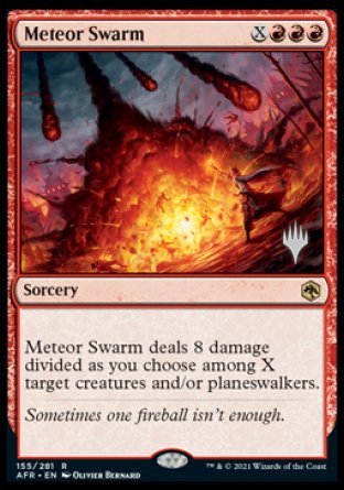 Meteor Swarm (Promo Pack) [Dungeons & Dragons: Adventures in the Forgotten Realms Promos] | Tacoma Games