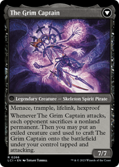 Throne of the Grim Captain // The Grim Captain [The Lost Caverns of Ixalan Prerelease Cards] | Tacoma Games