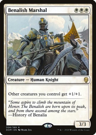 Benalish Marshal [Dominaria] | Tacoma Games