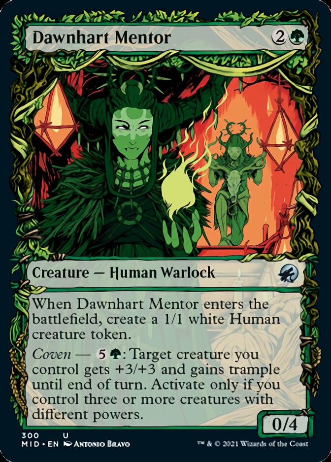 Dawnhart Mentor (Showcase Equinox) [Innistrad: Midnight Hunt] | Tacoma Games