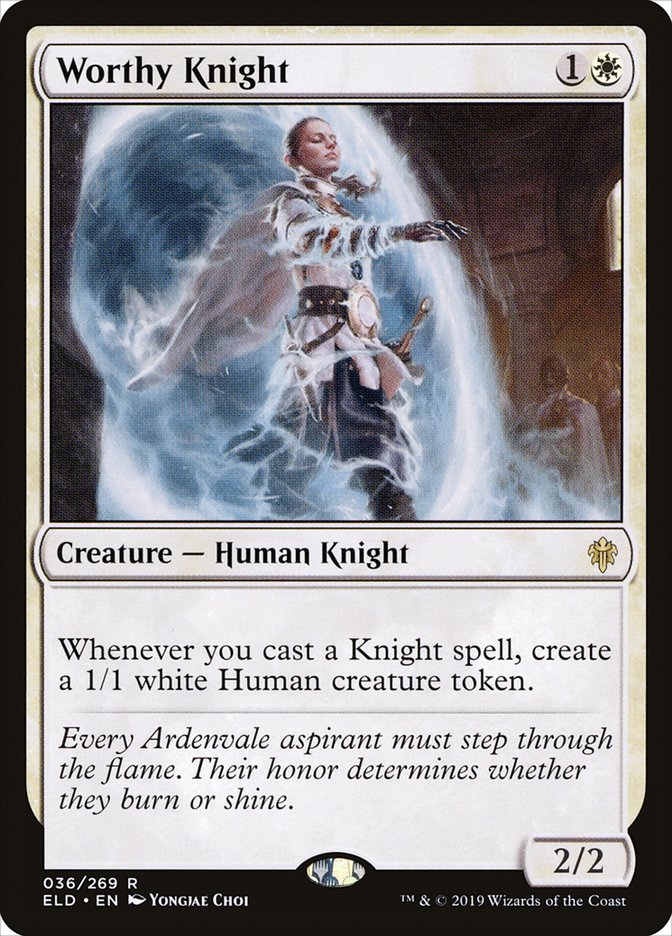 Worthy Knight [Throne of Eldraine] | Tacoma Games