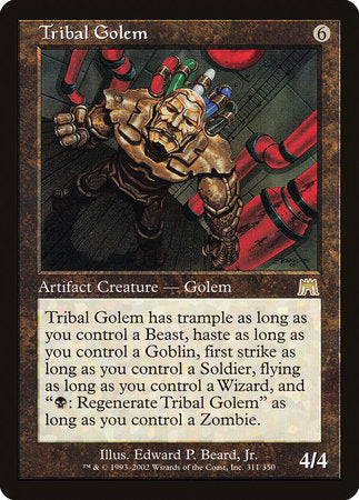 Tribal Golem [Onslaught] | Tacoma Games