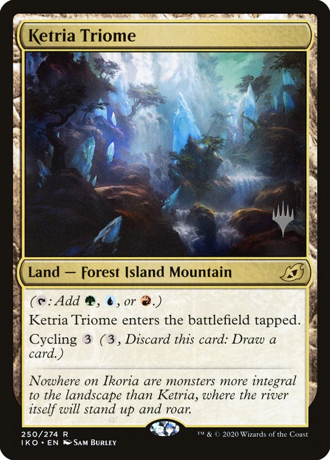 Ketria Triome (Promo Pack) [Ikoria: Lair of Behemoths Promos] | Tacoma Games