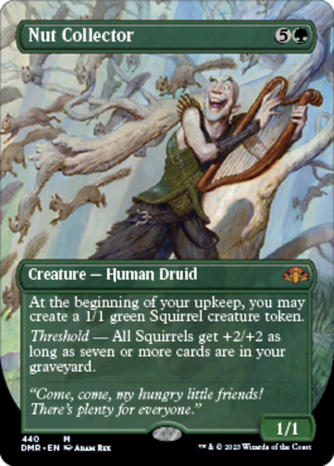 Nut Collector (Borderless Alternate Art) [Dominaria Remastered] | Tacoma Games