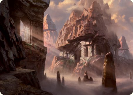 Mountain (277) Art Card [Dungeons & Dragons: Adventures in the Forgotten Realms Art Series] | Tacoma Games