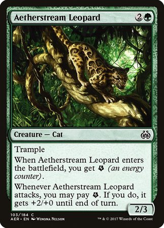 Aetherstream Leopard [Aether Revolt] | Tacoma Games