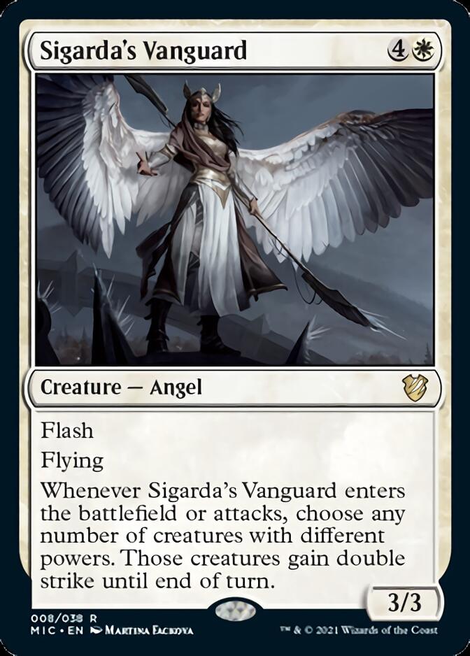 Sigarda's Vanguard [Innistrad: Midnight Hunt Commander] | Tacoma Games