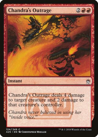 Chandra's Outrage [Masters 25] | Tacoma Games