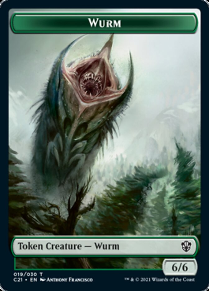 Wurm // Kraken Token [Commander 2021 Tokens] | Tacoma Games