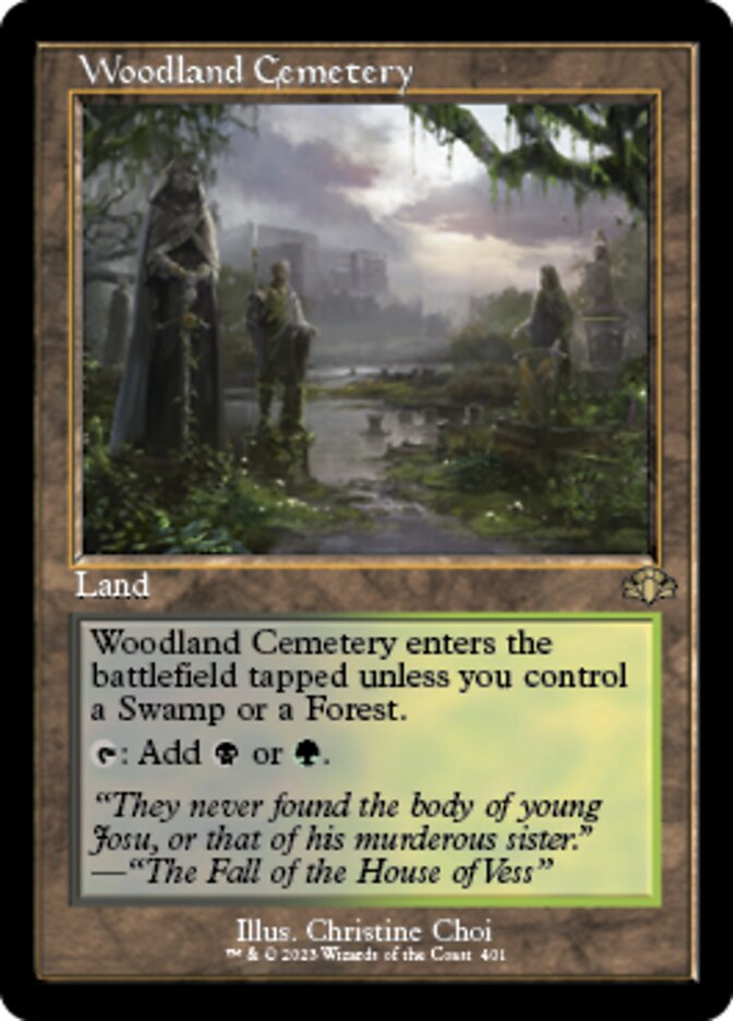 Woodland Cemetery (Retro) [Dominaria Remastered] | Tacoma Games