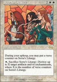 Serra's Liturgy [Urza's Saga] | Tacoma Games